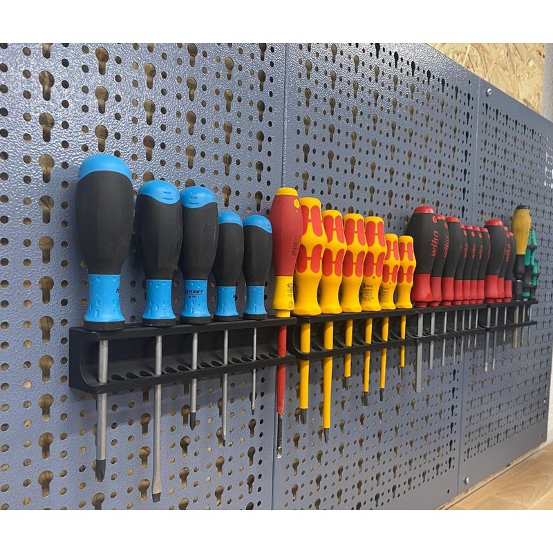 Screwdriver and Pliers Holder for Küpper Perforated Wall Tool Holder