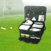 Golf Trunk Organizer, 2-Layer Waterproof Storage Locker with 2 Shoe