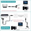 ukiism Ethernet Splitter 1 to 2, RJ45 Internet LAN Network