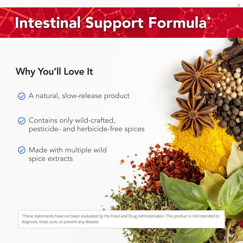 Physician's Strength Orega Slow-Release - 60 Capsules - Intestinal Support