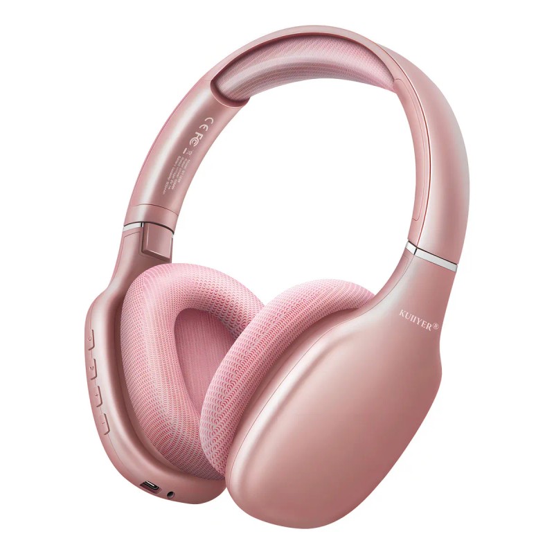 Kuiiyer Audfonos Bluetooth Inalmbricos Diadema Over Ear Headphones Con Micrfono,