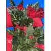 Ashland 6ft Red Berry Poinsettia Holly Chain Garland Lot Of