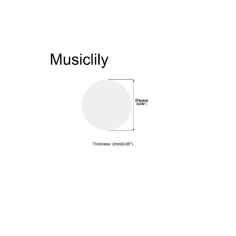 Musiclily Pro 6mm Natural Paua Abalone Shell Guitar Fretboard Inlay