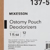 McKesson Ostomy Pouch Deodorizer - Unscented Odor Neutralizer for Ostomy