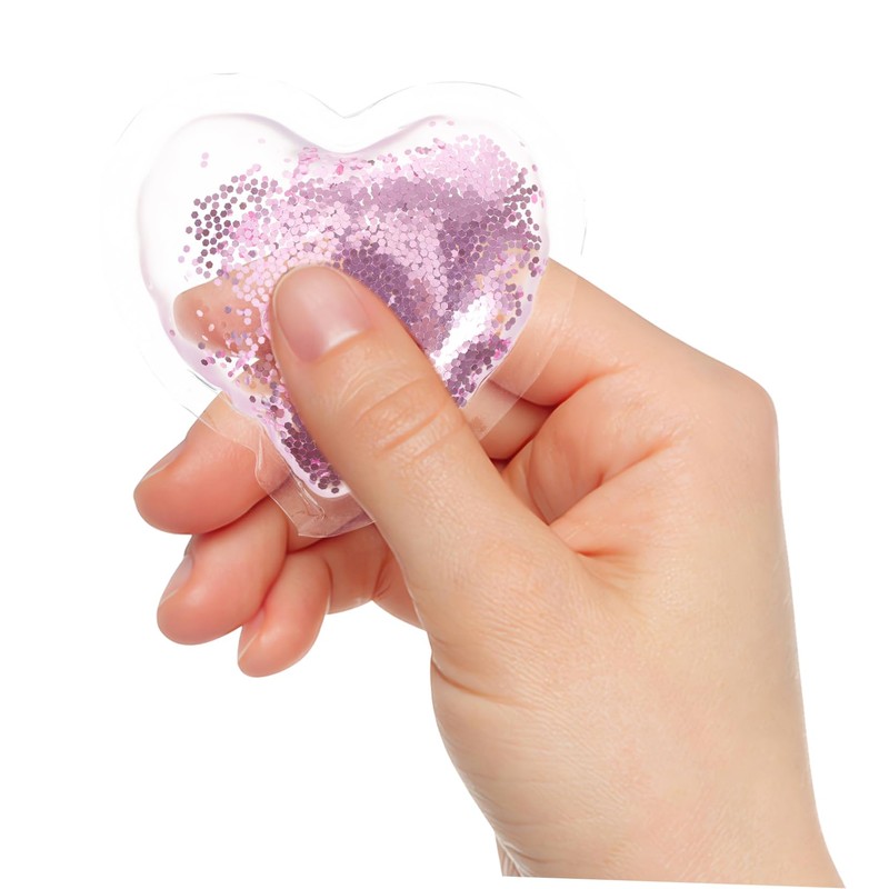 NOLITOY Eye Cool Pad Set 4pcs Heart Shape Gel Eye