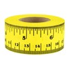 ChromaLabel 1 Inch Cloth Ruler Tape, Repeating 12 Inch Ruler