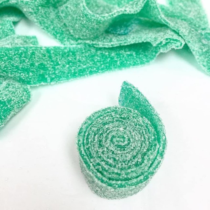 Bayside Candy Sour Belts Green Apple 1.5 Lbs
