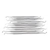 10 Pcs Dental Excavators Double Ended Spoons Stainless Steel Restorative