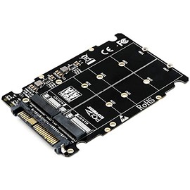 M.2 NVME SSD(Key M) Key B SSD to U.2 SFF-8639 Adapter