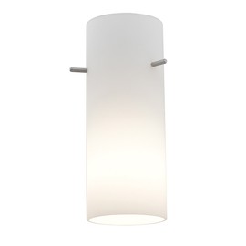 Cylinder - Pendant Glass Shade - Opal Glass Finish