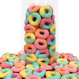 Smarty Stop Gummy Rings (Rainbow Color, 2 Pound (Pack Of 1))