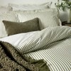 Yard Hebden Mélange Stripe Pillowcases – 100% Cotton Breathable Oxford