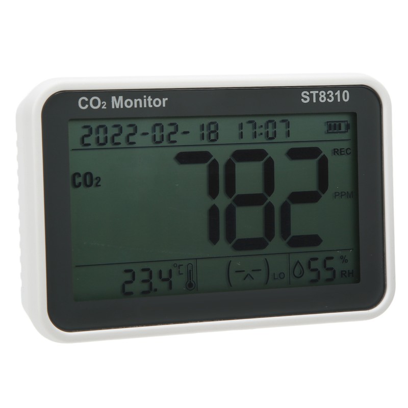 ST8310 LCD Air Quality Monitor Carbon Dioxide Detector CO2 Temperature