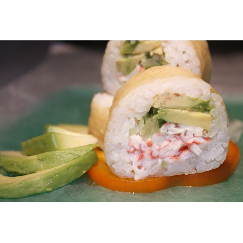 Pineapple Habanero Origami Sushi Wraps