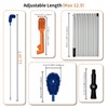 Longtor 12.9FT Gutter Cleaning Tools from Ground – Aluminum Extension