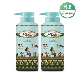 [Mugunghwa] Shower Exfoliating Soap 900ml (Dead Sea Salt) x 2 / [무궁화] 샤워때비누 900ml(사해소금) x 2개