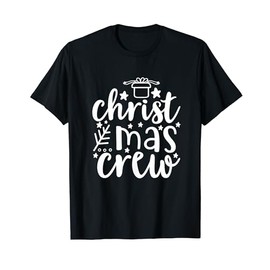 Christmas Christmas Crew T-Shirt, black