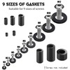 Pack of 700 Flat Washers Nylon Flat Washers Assortment 9
