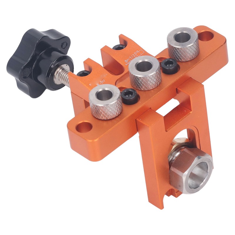 Doweling Jig Drill Kit 3 in 1 Aluminum Alloy Anodized