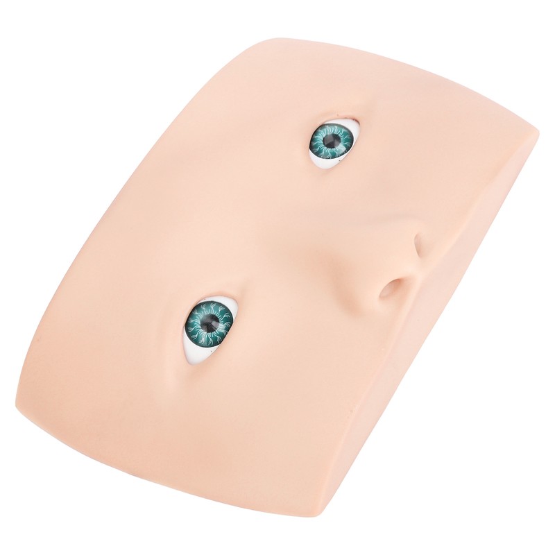 Makeup Practice Face Board 3D Realistic Eye Painting Practice Plastic