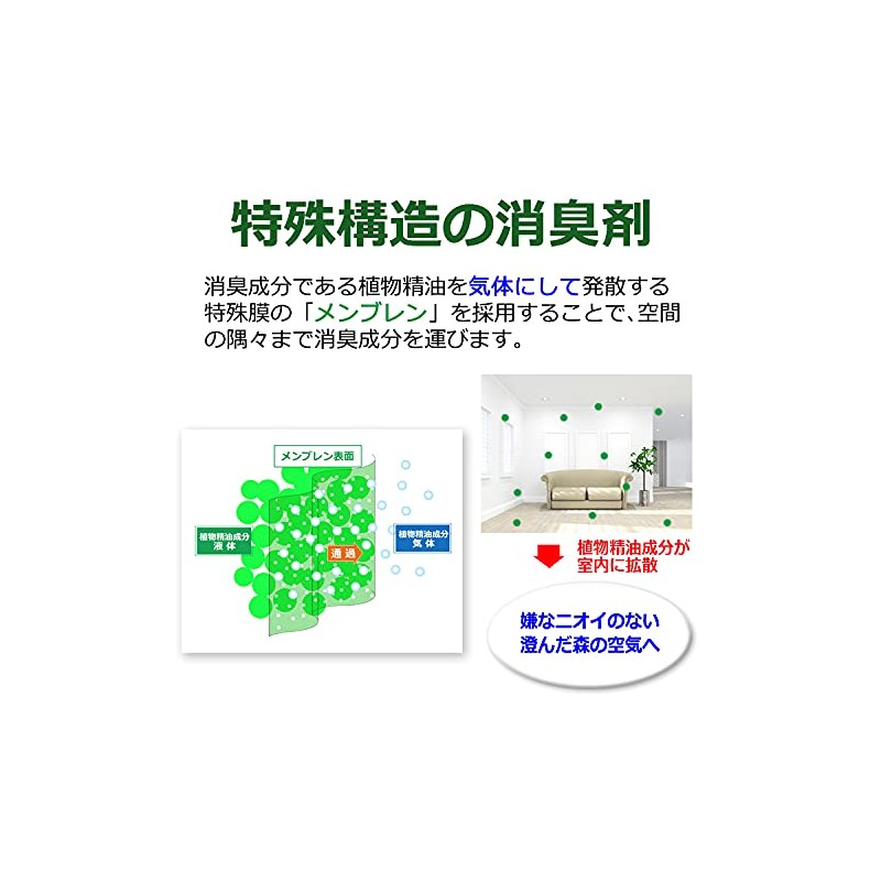 Nippon Deodorizer Odor, Forest Bath Deodorizer, Small