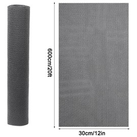 PANGP Forro de Cajón para Estantería, Forros No Adhesivos, Revestimiento de Estante para Cajones, Forro de Estante Antideslizante Resistente Al Agua Grueso (Grey)