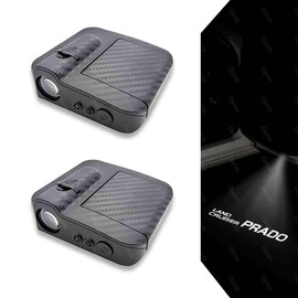 Toyota Land Cruiser Prado 150 Series Car Door Welcome Light, Land Cruiser Prado 150 Series 200 Series Car Door Lamp, Door Welcome Light, Courtesy Light, LED Logo Projection, Automatic Sensation, No