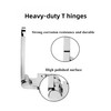 2Pack Heavy Duty Marine 316 Stainless Steel Tee Hinges,4/6/8inch Boat