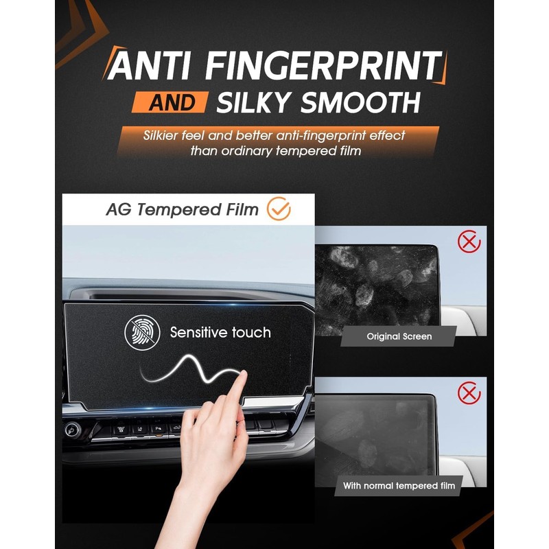 CDEFG For 2022-2025 2026 GMC Sierra Screen Protector - 13.4