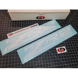 ZR2 Off Road Decals (2pk) 4x4 Truck Bed Fender Stickers 2022-2025 Silverado 1500 Select Colors: (Gloss White)