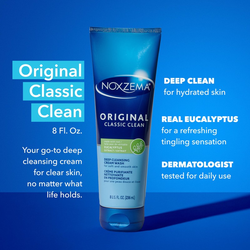 Noxzema Original Classic Clean Face Wash, Deep Cleansing Cream for