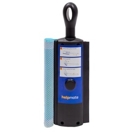 8 inch Squeegee with 15 inch Extension Handle - Folding Compact Glass Cleaner for Windows Windshields Mirrors HM9038