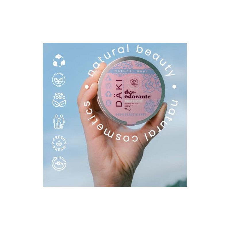 Dki Natural - Desodorante en Crema para Mujer y Hombre