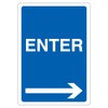 V Safety Enter - Arrow Right 210 x 297 mm