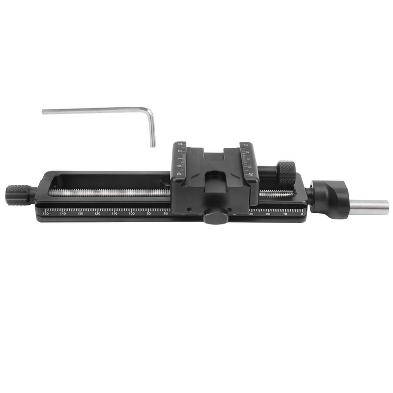 MFR-150S 150mm Macro Photography Gear Rail Slider Aluminium Alloy Fine