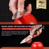MAD SHARK 3.5 inch Paring Knife, Small Kitchen Knives Ergonomic