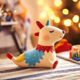 YHOLSDAS 12" x 12" Felt Fabric Sheets for Crafts, 1mm Thick, Squares Felt Paper for Sewing Craft, Non-Woven Felt Fabric for Sewing Patchwork Material, 2pcs (Beige)