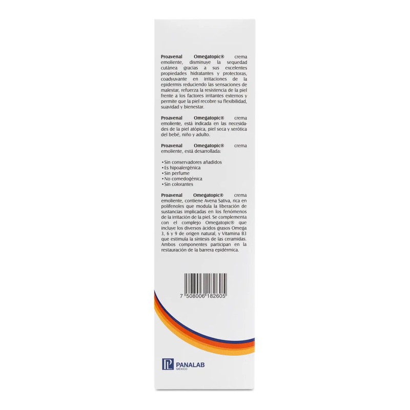 Proavenal Omegatopic Crema Emoliente Hidratante 250g