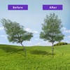 Tree Stake Kit, Heavy Duty Steel 11.8 Inch Steel Tree