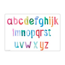 Desk Mat for Boys and Girls - "ABC" - Made of Premium Durable Vinyl (Plastic) - 60 x 40 cm - Desk Mat for Best Protection - Made in Germany