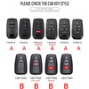 ontto TPU Car key fob cover Compatible with Toyota 2018-2024