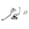 TDR Chrome Clutch Brake Levers Set Pair Left Right Fit