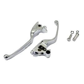 TDR Chrome Clutch Brake Levers Set Pair Left Right Fit 2008-2015 Road King FLHR FLHRC Touring Trike Electra Glide Street Glide Tri Glide Models