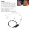 Walkie Talkie Earphone Adjustable Volume Acoustic Tube KHead for BaoFeng