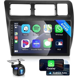 8Core 4G 64G Car Stereo for Toyota Corolla 1991-1997 Radio (Manual A/C) with 9inch 1280*720P HD IPS Touch Screen Wireless CarPlay Android Auto MirrorLink DSP 32EQ GPS WiFi 5.0 Bluetooth Backup Camera