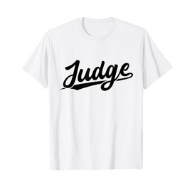 Retro Swoosh Job Title - Judge T-Shirt