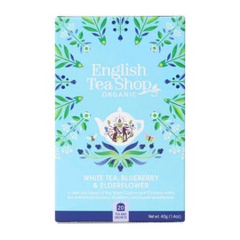 English Tea Shop White Tea Blueberry & Elderflower, 20 Tea bags