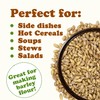 Food to Live Organic Hulled Barley, 15 Pounds – Non-GMO,