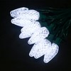 MULTI-SPARKING C9 Christmas String Lights Outdoor - 25 Count Faceted