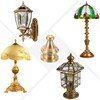 PATIKIL 17 x 23mm Lamp Finials Caps Knob, 2 Set